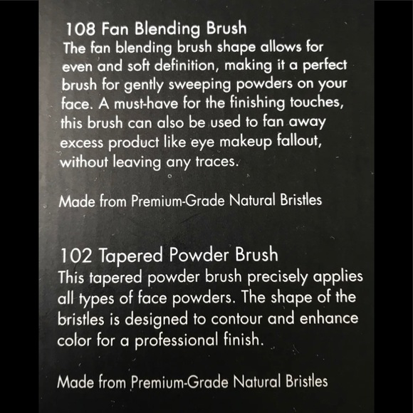 Borghese Professional Cosmetic Brush Set w/ Bag - Picture 4 of 7